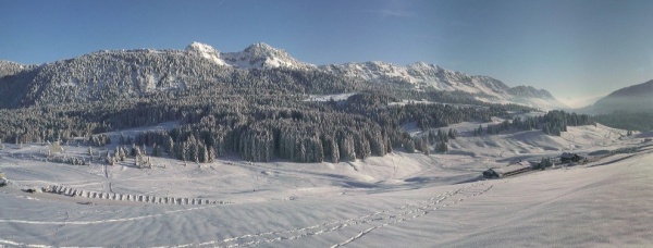 Plateau des Glières le 5 février 2012